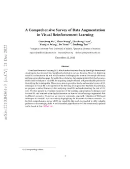 A Comprehensive Survey of Data Augmentation in Visual Reinforcement
  Learning