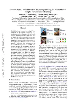 Towards Robust Visual Question Answering: Making the Most of Biased
  Samples via Contrastive Learning