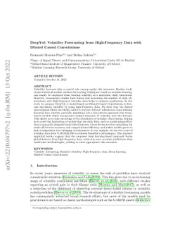 DeepVol: Volatility Forecasting from High-Frequency Data with Dilated
  Causal Convolutions