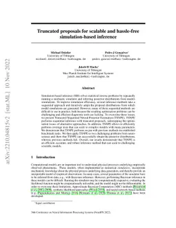 Truncated proposals for scalable and hassle-free simulation-based
  inference
