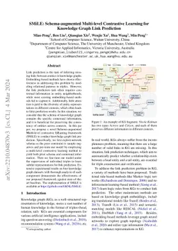 SMiLE: Schema-augmented Multi-level Contrastive Learning for Knowledge
  Graph Link Prediction