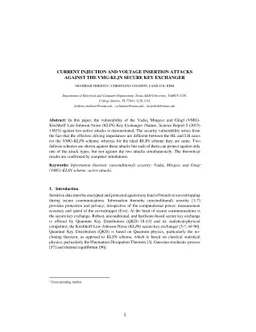 Current injection and voltage insertion attacks against the VMG-KLJN
  secure key exchanger