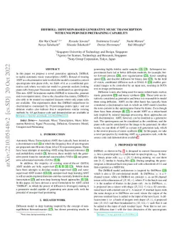 DiffRoll: Diffusion-based Generative Music Transcription with
  Unsupervised Pretraining Capability