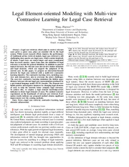 Legal Element-oriented Modeling with Multi-view Contrastive Learning for
  Legal Case Retrieval