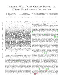 Component-Wise Natural Gradient Descent -- An Efficient Neural Network
  Optimization
