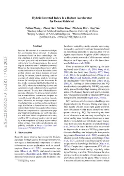Hybrid Inverted Index Is a Robust Accelerator for Dense Retrieval