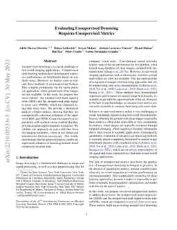 Evaluating Unsupervised Denoising Requires Unsupervised Metrics