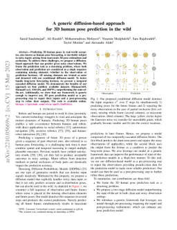 A generic diffusion-based approach for 3D human pose prediction in the
  wild