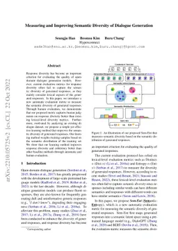 Measuring and Improving Semantic Diversity of Dialogue Generation