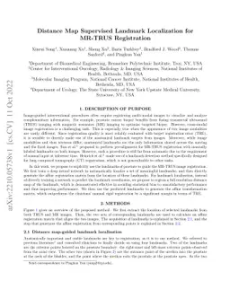 Distance Map Supervised Landmark Localization for MR-TRUS Registration