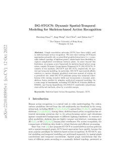 DG-STGCN: Dynamic Spatial-Temporal Modeling for Skeleton-based Action
  Recognition
