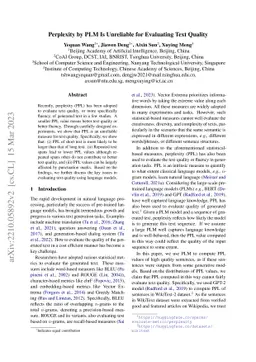 Perplexity from PLM Is Unreliable for Evaluating Text Quality