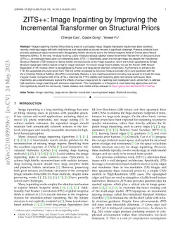 ZITS++: Image Inpainting by Improving the Incremental Transformer on
  Structural Priors