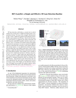 BEV-LaneDet: a Simple and Effective 3D Lane Detection Baseline