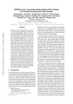 ERNIE-Layout: Layout Knowledge Enhanced Pre-training for Visually-rich
  Document Understanding