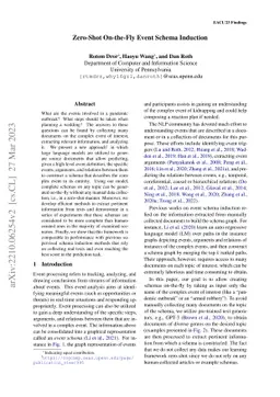 Zero-Shot On-the-Fly Event Schema Induction