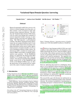 Variational Open-Domain Question Answering