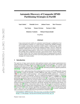 Automatic Discovery of Composite SPMD Partitioning Strategies in PartIR