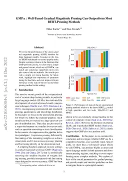 GMP*: Well-Tuned Gradual Magnitude Pruning Can Outperform Most
  BERT-Pruning Methods