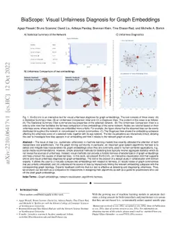 BiaScope: Visual Unfairness Diagnosis for Graph Embeddings