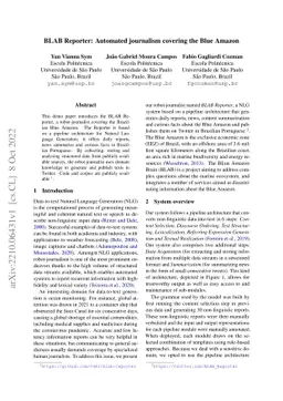 BLAB Reporter: Automated journalism covering the Blue Amazon