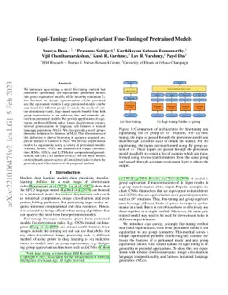 Equi-Tuning: Group Equivariant Fine-Tuning of Pretrained Models