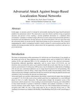Adversarial Attack Against Image-Based Localization Neural Networks