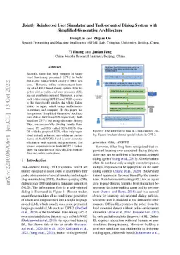 Jointly Reinforced User Simulator and Task-oriented Dialog System with
  Simplified Generative Architecture
