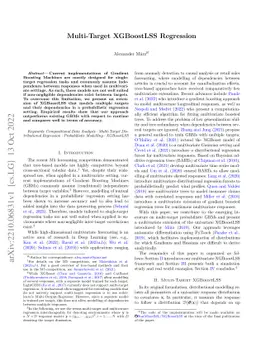 Multi-Target XGBoostLSS Regression