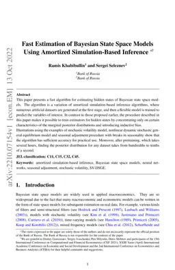 Fast Estimation of Bayesian State Space Models Using Amortized
  Simulation-Based Inference