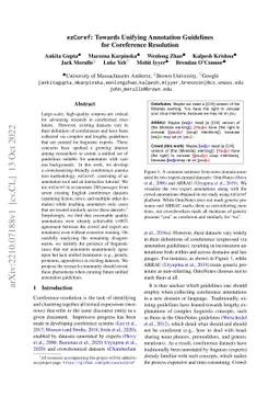 ezCoref: Towards Unifying Annotation Guidelines for Coreference
  Resolution