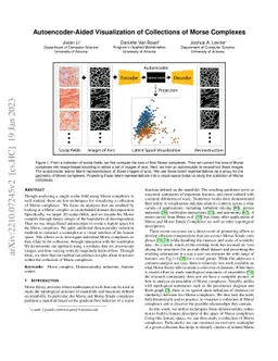 Autoencoder-Aided Visualization of Collections of Morse Complexes
