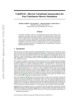 CaloDVAE : Discrete Variational Autoencoders for Fast Calorimeter Shower
  Simulation