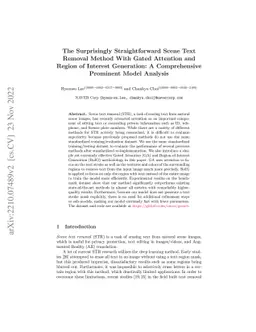 The Surprisingly Straightforward Scene Text Removal Method With Gated
  Attention and Region of Interest Generation: A Comprehensive Prominent Model
  Analysis