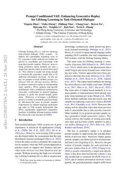 Prompt Conditioned VAE: Enhancing Generative Replay for Lifelong
  Learning in Task-Oriented Dialogue