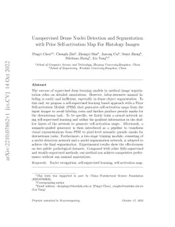 Unsupervised Dense Nuclei Detection and Segmentation with Prior
  Self-activation Map For Histology Images