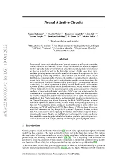 Neural Attentive Circuits