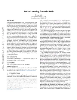 Active Learning from the Web