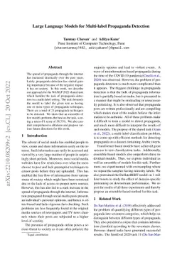 Large Language Models for Multi-label Propaganda Detection