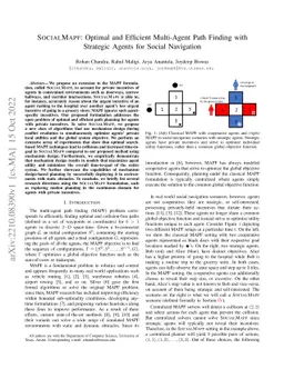 SOCIALMAPF: Optimal and Efficient Multi-Agent Path Finding with
  Strategic Agents for Social Navigation