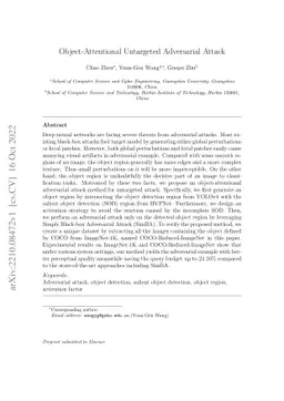 Object-Attentional Untargeted Adversarial Attack