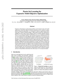 Pareto Set Learning for Expensive Multi-Objective Optimization