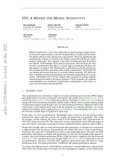 FIT: A Metric for Model Sensitivity