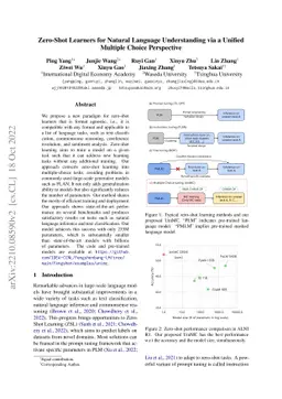 Zero-Shot Learners for Natural Language Understanding via a Unified
  Multiple Choice Perspective