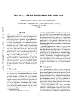 PROVIDENCE: a Flexible Round-by-Round Risk-Limiting Audit
