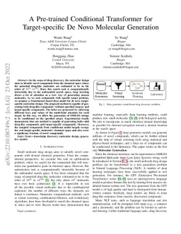 A Transformer-based Generative Model for De Novo Molecular Design