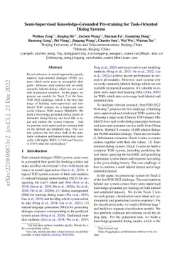 Semi-Supervised Knowledge-Grounded Pre-training for Task-Oriented Dialog
  Systems