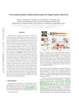Cross-modal Semantic Enhanced Interaction for Image-Sentence Retrieval