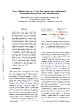 Mars: Modeling Context & State Representations with Contrastive Learning
  for End-to-End Task-Oriented Dialog