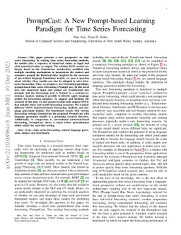 PromptCast: A New Prompt-based Learning Paradigm for Time Series
  Forecasting